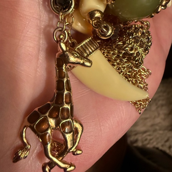 Kenneth Jay Lane KJL Safari Statement Necklace  – Rare & Bold - Picture 9 of 11